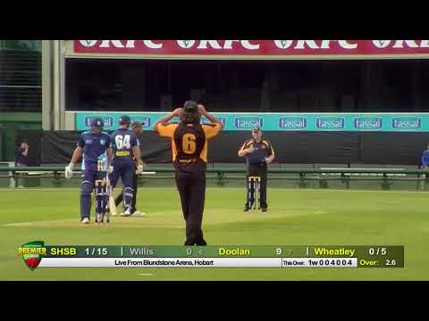 2017-18 Detail First CTPL T20 Final. SHSB v Kingborough (Full Match)
