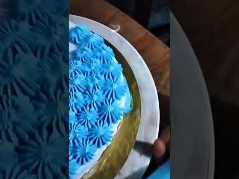 ## vanilla cake decoration ##followforfollow ##pegs with Habiba baking house