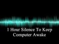 1 Hour silence (in stereo) - Keep your computer awake