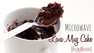 easy chocolate lava cake in a mug