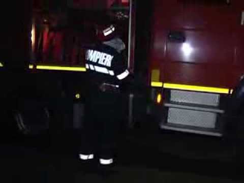 Incendiu, casa fostului preot din localitatea Daita, Giurgiu