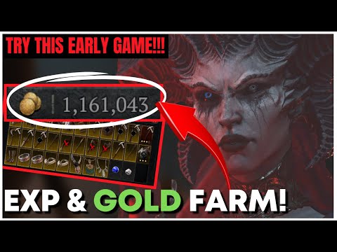 Diablo 4: TRY This AWESOME Early Game EXP & GOLD FARM!