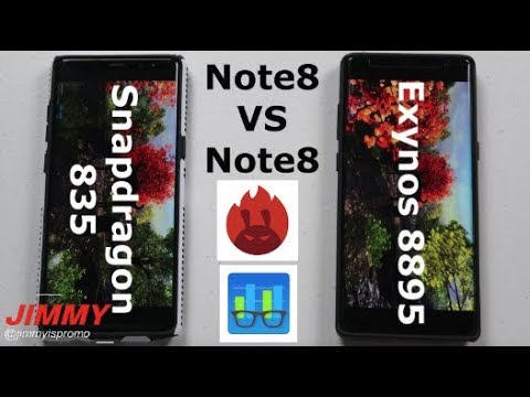 Galaxy Note 8 SHOWDOWN: Exynos 8895 VS Snapdragon 835
