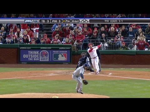 WS2008 Gm5: Burrell starts the seventh with a double
