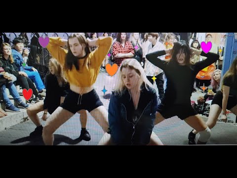 RED SPARK💗. DEESEE🧡. OLGA🤗. CATCH❤. 'DALLY' 'RUMOR' 'ADIOS' COVER. BEAUTIFUL SENSUAL BUSKING.