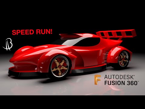 Car Design Speedrun 26 - Using Autodesk Fusion 360