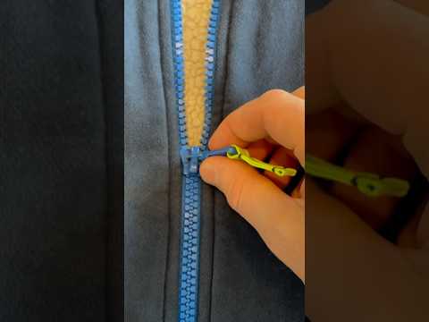 Stuck Zipper? Easy Strange Fix #shorts