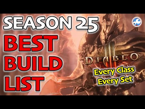 The BEST BUILDS for every class, every set and Legacy of Dream Diablo 3 Season 25 Leaderboard Review
