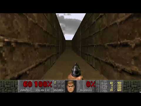 Final Doom: The Plutonia Experiment Map 11 Hunted UV Speed 55 Seconds