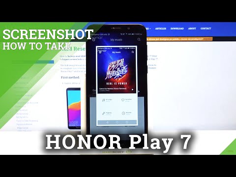 How to Capture Screen on HUAWEI Honor Play 7 – Screenshot Creating