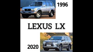 EVOLUTION OF THE LEXUS LX 1996-2020 INTERIOR &