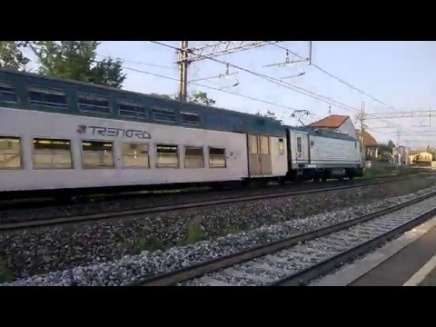 E464 403 XMPR+6 2 piani Trenord e XMPR - Monza Sobborghi - 05/05/2016