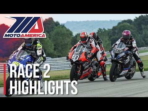 MotoAmerica Medallia Superbike Race 2 Highlights at Pittsburgh 2022