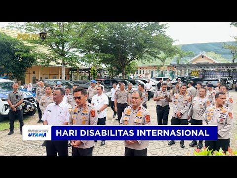 POLDA JAMBI HADIR DI SEKOLAH LUAR BIASA SLB KOTA JAMBI PERINGATI HARI DISABILITAS INTERNASIONAL