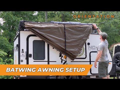 Batwing Awning Setup - Detailed Step-by-Step Guide Featuring the NoBo 10.6