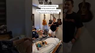 Aiza Seguerra at ang Ex - Boyfriend na si RR Herrera, nagduet sa kantang a whole new world.