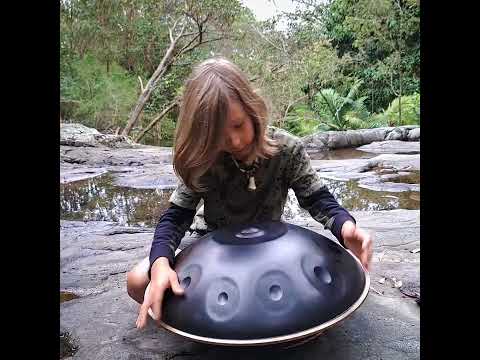 10 year old Handpan Prodigy - Sunnisessionz plays his own composition 'Delusion'