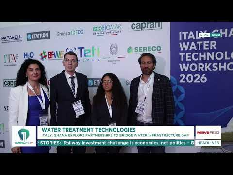 Italy-Ghana Water Partnership: Italian Firms Showcase New Technologies to Transform Water Sector
