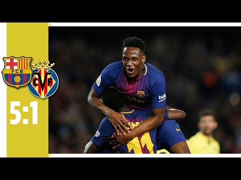 Erster Dembélé-Doppelpack für Barca | FC Barcelona - FC Villarreal 5:1 | Highlights
