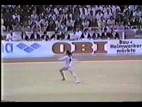 1st EF FX URS Olga Strazheva   1986 JR European Gymnastics Championships 19 800