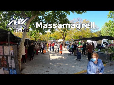 MASSAMAGRELL Saturday's Market Walking Tour - Valencia - Spain [4K|60fps]