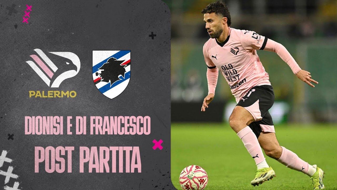 VIDEO Palermo-Sampdoria 1-1, le parole di Dionisi e Di Francesco