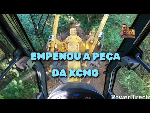 EMPENOU A PEÇA DA XCMG / Motoniveladora grader niveleuse patrola operador Patroleiro 