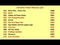 Amisha Patel Movies List