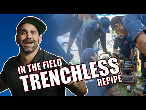 Replacing Cast Iron Drain Pipes with Pipe Bursting, Pipe Pull, and Epoxy Liner Installed!