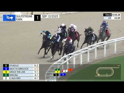 Gulfstream Park September 12, 2025 Race 1