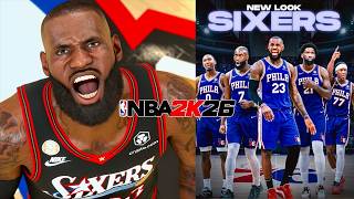 レブロンが76ersに電撃移籍！八村塁と師弟マッチアップしてみた【NBA 2K26】