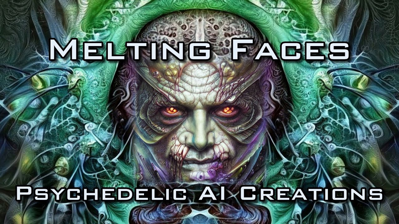 Melting Faces - Psychedelic AI Trip - Stable Diffusion animation