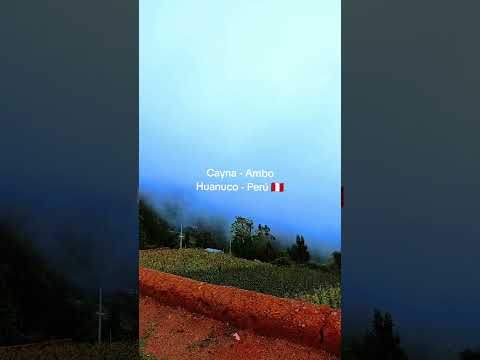 un amanecer 🌄 en los andes de huanuco distrito de Cayna