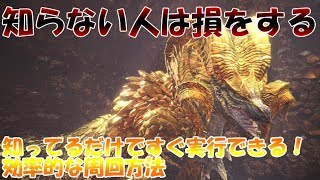 【MHW】知ってると知らないでは大幅にかわる！？マム・タロトを効率的に回る方法【モンハンワールド実況】