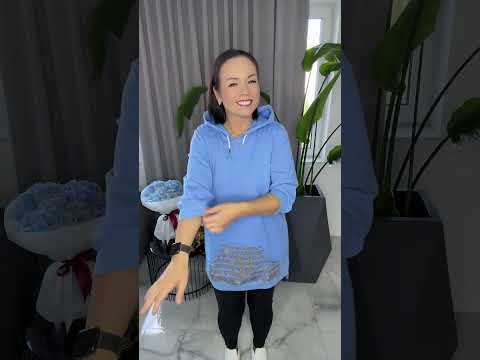 Bluza niebieska Lola Bianka tunika – miniatura 2 z 12