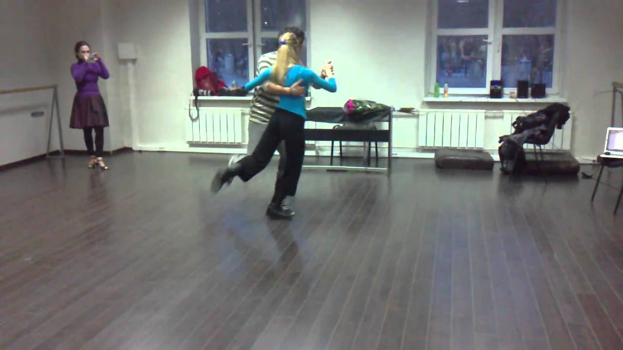 Pedro Farias y Julieta Falivene. Lesson Colgada. White tango Festival in Moscow 2010