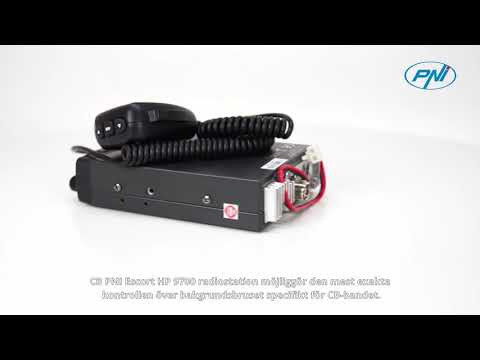 CB PNI Escort HP 9700 USB, ANC, ASQ radiostation, 12V  24V strömförsörjning SE