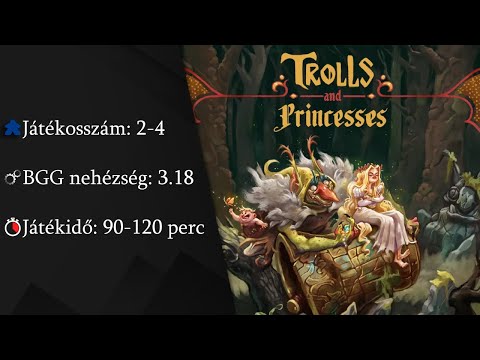 Trollok és hercegnők részletes bemutató - Board Game Addicts