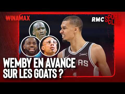 Lebron, Jordan...Wembanyama en avance sur les GOATS de la NBA !
