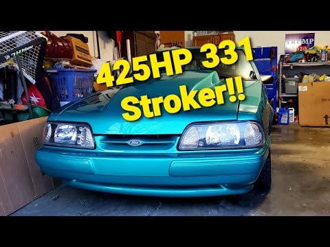 425 hp 331 Stroker '93 Mustang Foxbody!!!