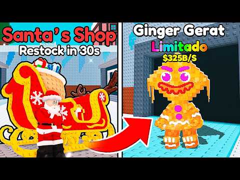 FELIZ NATAL!🎄ADM ATIVOU 15X LUCKY E PEGUEI 4 NOVOS SECRETOS MAIS RAROS DO ROUBE UM BRAINROT