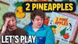 2 Pineapples | A Fast Pace Card Game of Pines, Apples, and Pineapples! | Board Game Playthrough