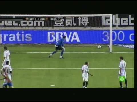 Sevilla - Real Zaragoza Repetición del Gol de Arizmendi 12/09/09