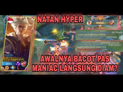 New Hero Natan Hyper Gameplay | Aggresive | Mobile Legends #1