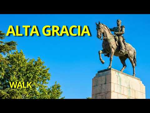 ALTA GRACIA: Un Recorrido Imperdible por la Avenida San Martín | Walking Tour en 4K