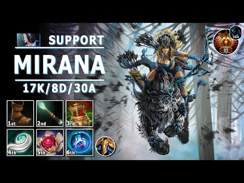 Mirana Soft Support | 7.31b | Pos 4 Mirana Guide | Dota 2 Immortal Gameplay