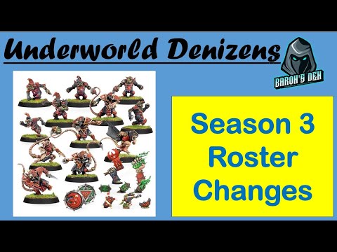 Blood Bowl Season 3 Underworld Denizen Roster Changes Up and Downs