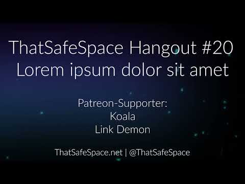 YouTube video