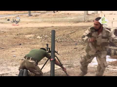 استهداف مقرات النظام بقذائف الهاون من قبل الفوج الأول على جبهة بلاس في ريف حلب