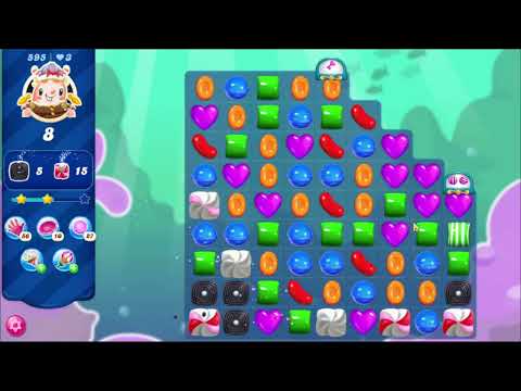 Candy Crush Saga level 595 NO BOOSTERS